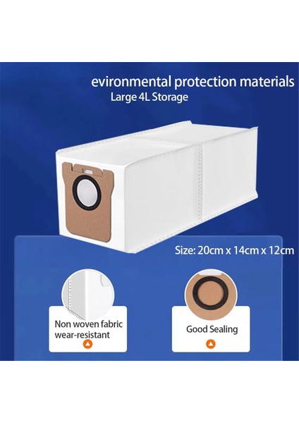 Xiaomi X20+ / X10+ Robot Süpürge Için Yedek Parça Ana Yan Fırça Paspas Bezi Hepa Filtreler Toz Torbaları (Yurt Dışından) fırsatları