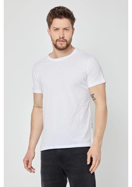 Erkek Çok Renkli T- Shirt Regular Fit Rahat Kesim Bisiklet Yaka 5'li Basic Tişört Paketi indirimleri