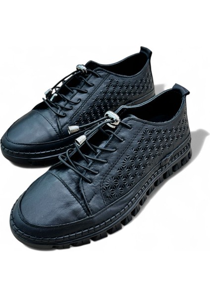 Hakiki Deri Ortopedik Taban Kadın Ayakkabı