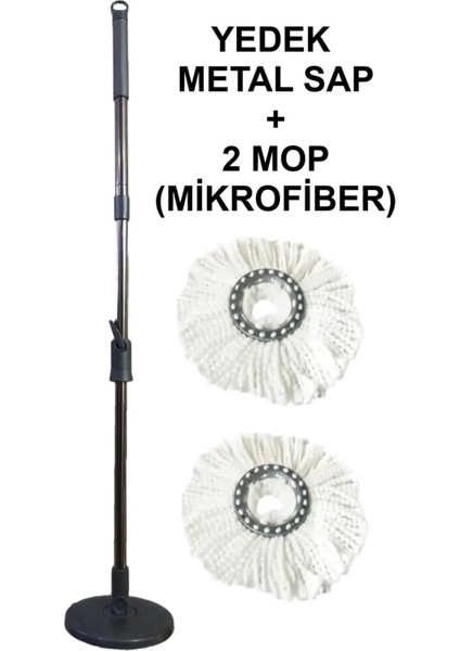 Uygun Kovalar İçin Metal Yedek Sap ve Mikrofiber Mop Başlığı Çeşitleri