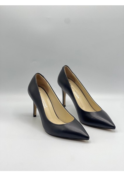 Nadia %100 Gerçek Deri Siyah Stiletto – 9 cm Topuk fiyatları