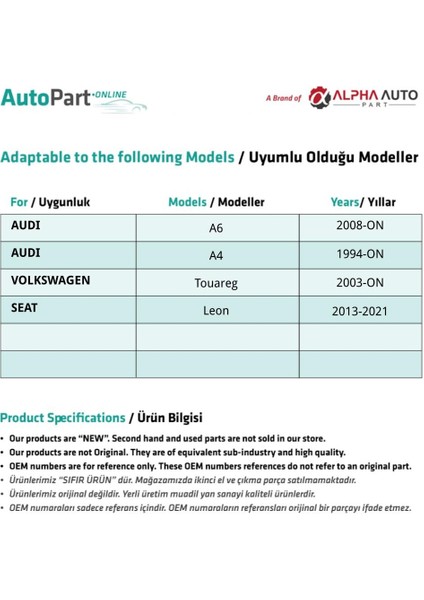 Volkswagen, Audi, Seat için Kapı Kilit Motoru fiyatları