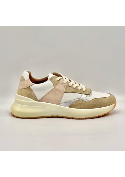 Comfy Nude Deri Kadın Spor Ayakkabı – Ametist Exclusive