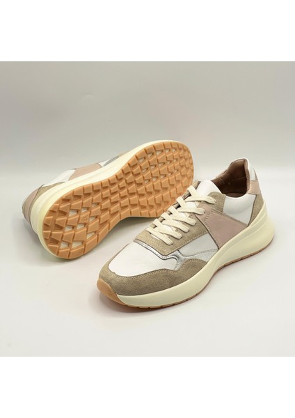 Comfy Nude Deri Kadın Spor Ayakkabı – Ametist Exclusive indirimleri