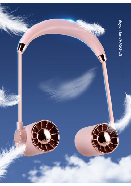 Mini Fan USB Tembel Asılı Boyun Katlanabilir Taşınabilir Küçük Fan Uzun Ömrü Turbo modelleri