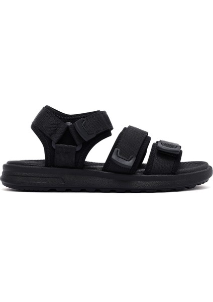 Erkek Siyah Kumaş Sandalet 25SFD696114