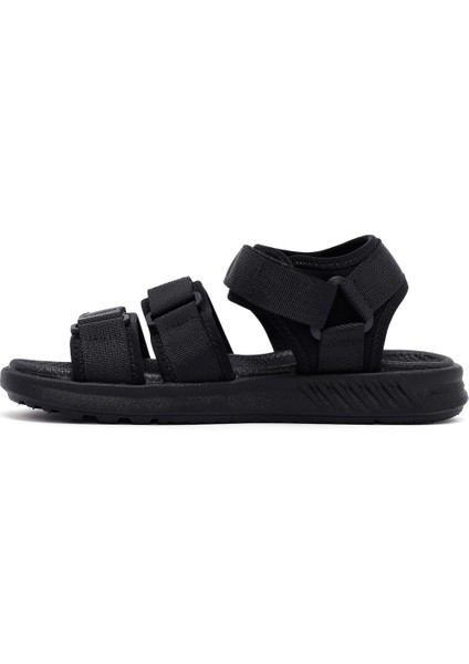 Erkek Siyah Kumaş Sandalet 25SFD696114