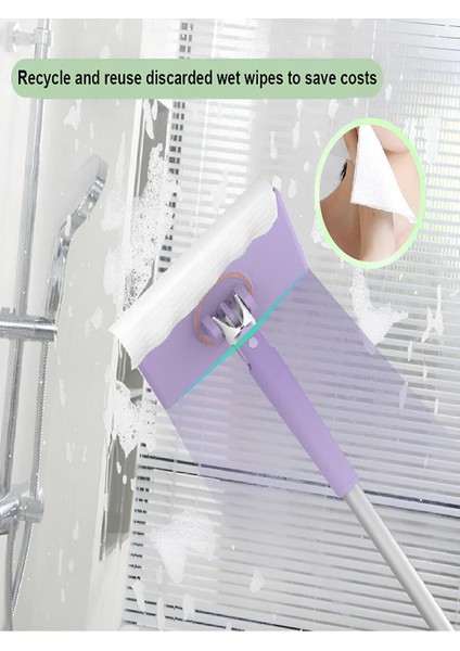 Mor Çok Fonksiyonlu Sihirli Kıskaçlı Zemin Temizleme Mop Set fırsatları