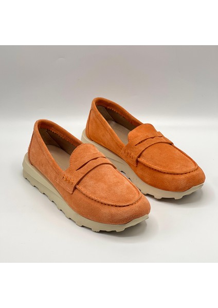 Carle Turuncu Kadın Loafer fiyatları