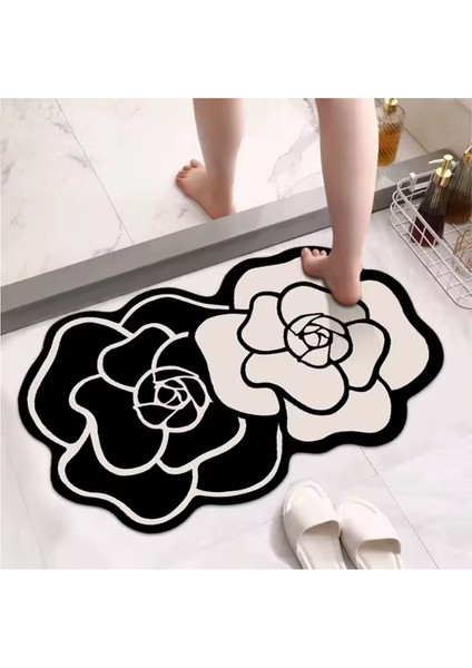 Bungari Rose Banyo Paspası 60X100CM Kaydırmaz Tabanlı Djtbanyo fiyatları
