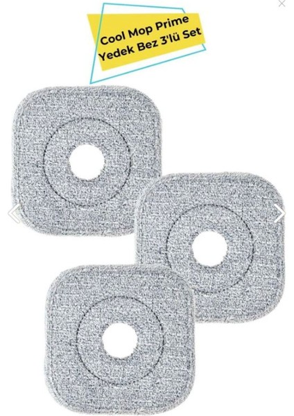 3 Adet Mikrofiber Yedek Bez Temizlik Seti, Pratik ve Ekonomik Aksesuar Çeşidi