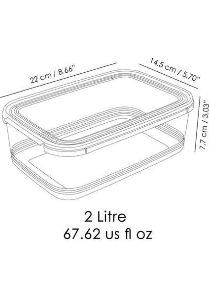 15 Adet Sızdırmaz Kendinden Kapaklı Derin Dondurucuya Uygun Saklama Kabı Düzenleyici Erzak Kabı 2 Lt indirimleri
