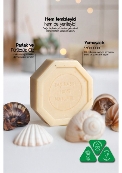 Salyangoz Özlü Taş Sabun 3'lü Eko Paket Yenileyici ve Sebum Dengeleyici Cilt Bakımı - 3X125 gr fiyatları
