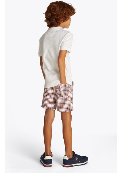 Erkek Çocuk Interlock Regular Polo T-Shirt - Beyaz fiyatları