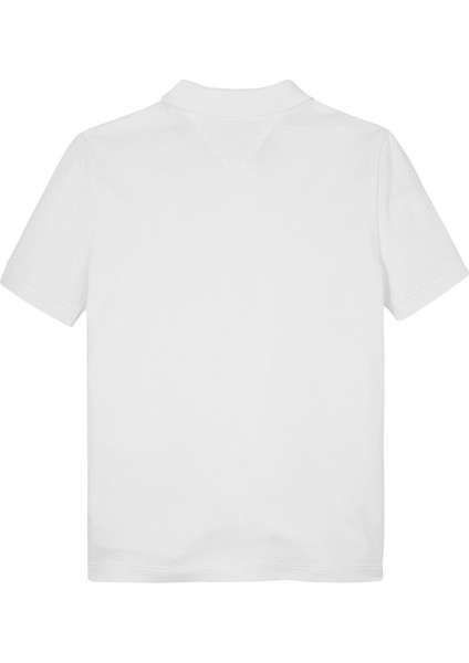Erkek Çocuk Interlock Regular Polo T-Shirt - Beyaz indirimleri