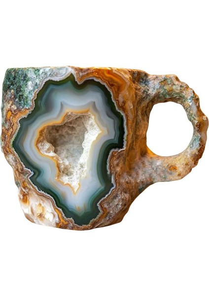 Mineral Kristal Kahve Kupaları Taklit Mineral Kristal Kahve Reçine Kristal Bardaklar (Yurt Dışından)