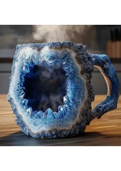 Mineral Kristal Kahve Kupaları Taklit Mineral Kristal Kahve Reçine Kristal Bardaklar (Yurt Dışından)