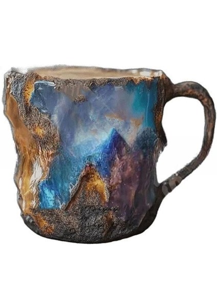 Mineral Kristal Kahve Kupaları Taklit Mineral Kristal Kahve Reçine Kristal Bardaklar (Yurt Dışından)