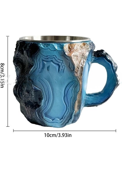 Mineral Kristal Kahve Kupaları Taklit Mineral Kristal Kahve Reçine Kristal Bardaklar (Yurt Dışından)