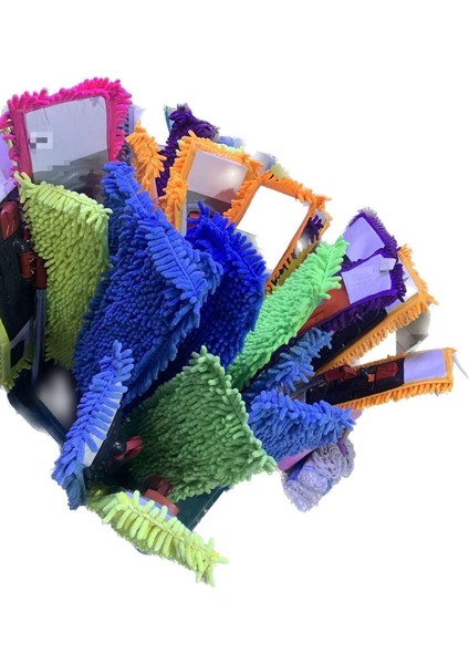 Pembe 50 cm Makara Mop Saplı Temizlik Aleti, 360° dönebilen kolay kullanım indirimleri