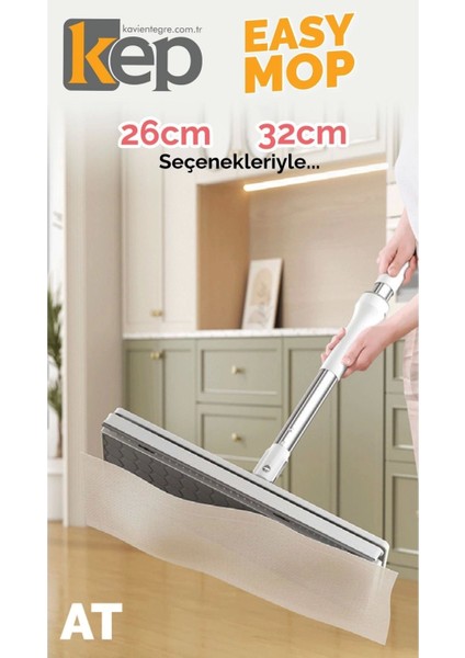 Pratik ve Hızlı Temizlik Seti 26/40 cm, Otomatik Click Tutucu, Beyaz, Hediyeli fırsatları