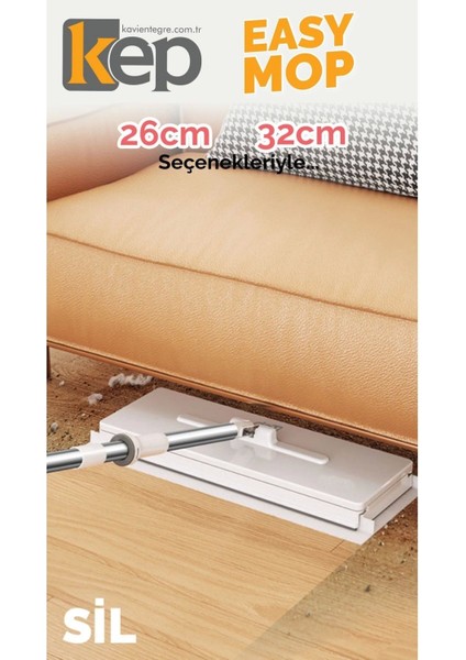 Pratik ve Hızlı Temizlik Seti 26/40 cm, Otomatik Click Tutucu, Beyaz, Hediyeli indirimleri