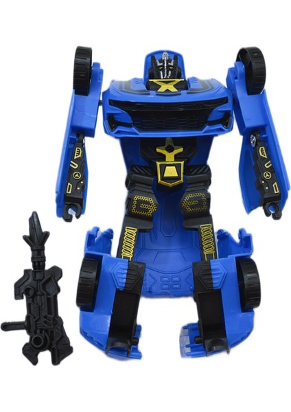 Transformers Dönüşen Oyuncak Araba SP5308 A688-1 Mavi Gko