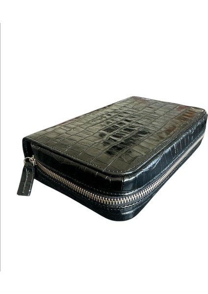 Puro Çantası Siyah Croc Desen fiyatları