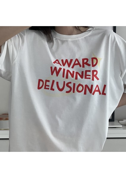 %100 Pamuk Bisiklet Yaka Boxy Fit Unisex Kısa Kollu T-Shirt fırsatları