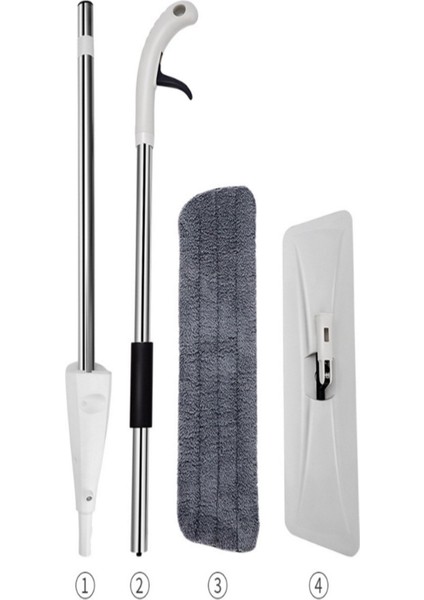 Pratik Dönen Sprey Mop Seti, Yedek Bez Hediyeli, Kolay Temizlik Çeşit: Set indirimleri