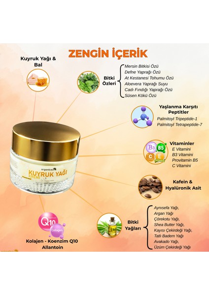 Kuyruk Yağı Kremi 2'Li Set | Anti Aging Yüz Bakım Kremi 50 ml - Collagen İlaveli, Nemlendirici Etki fiyatları