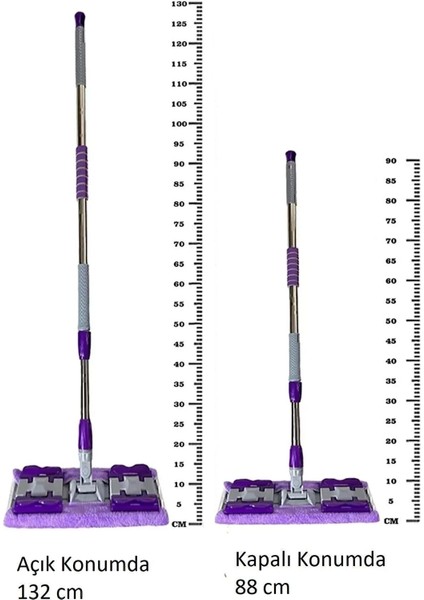 Mor mikrofiber kıskaçlı cam ve yüzey temizleme mop seti, kullanışlı ve pratik temizlik çözümü fırsatları