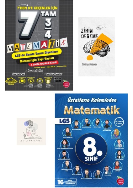 Newton 7den 8e Geçenler Için Matematik Hazırlık ve Üstatların Kaleminden Deneme+Zihindeneme-W2