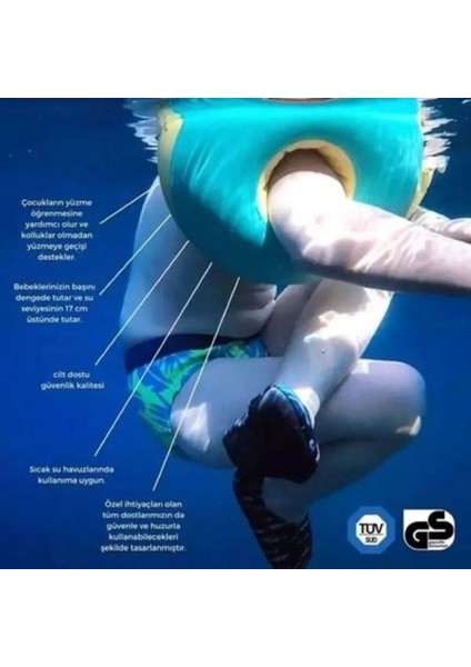 Başlangıç Seviye Yüzme Kolluk Özel Süngerli Çocuk Bebek Kolluk ÖZEL TAŞIMA ÇANTASI HEDİYELİ indirimleri