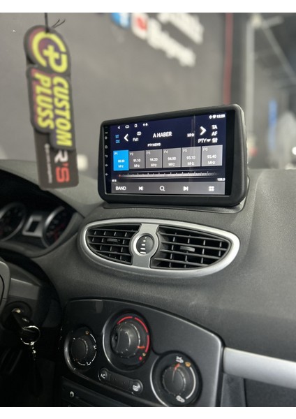 Renault Clio 3 Uyumlu Android 4 GB Ram 64 GB Dahili Hafıza 9inç Multimedya Kablosuz Carplay Geri Görüş Kameralı