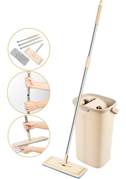 Pratik ve etkili temizlik seti, hafif tablet mop ile kolayca temizlik yapın