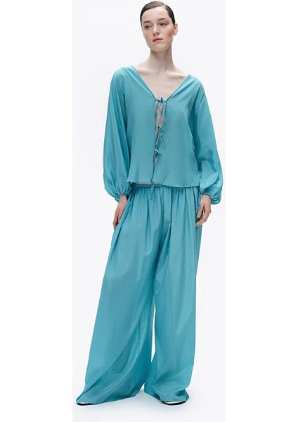 Nocturne Boncuk Işlemeli Gömlek