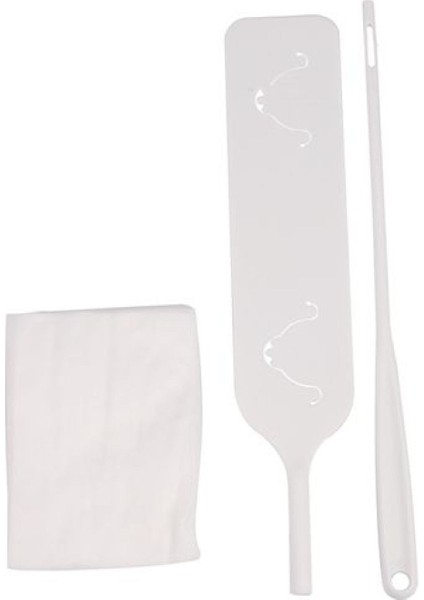 Pratik köşe ve dip yüzey temizleme fırçası seti, 10 adet beyaz bez hediye