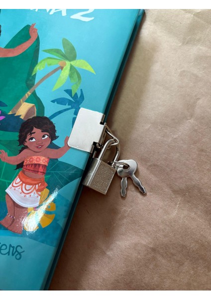 Moana Kilitli Hatıra Anı Defteri 14X20 cm – 80 Yaprak Sert Kapak fiyatları