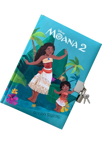 Moana Kilitli Hatıra Anı Defteri 14X20 cm – 80 Yaprak Sert Kapak indirimleri
