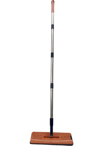 İzmir Luna Bakır Renk Flat Mop – Mikrofiber Tablet Mop 360° Dönebilen Saplı Temizlik Seti 6 lt