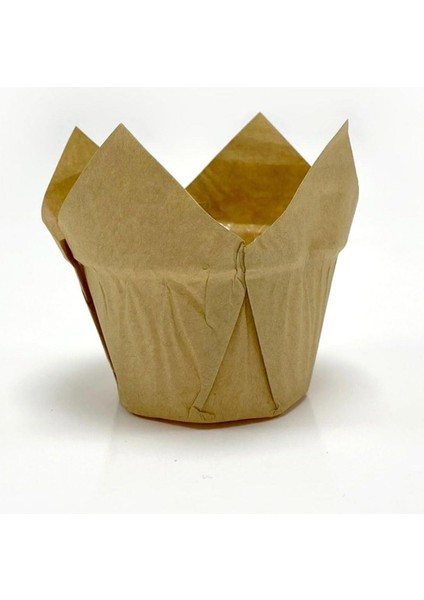 Tulip Muffin Kağıt Kek Kapsülü 50'li | 55X50 mm Renkli Cupcake Muffin Kalıbı