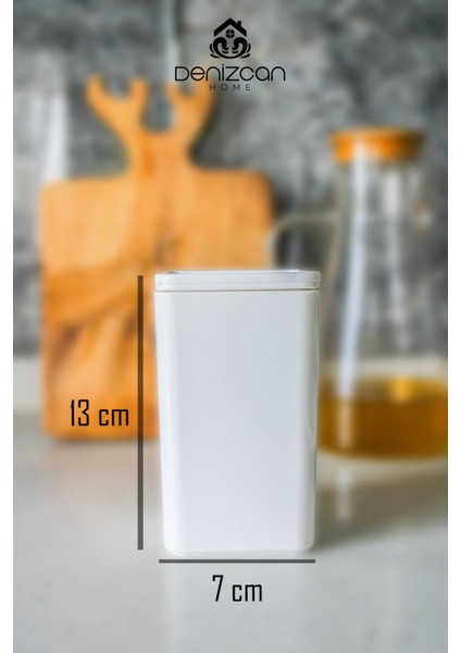 12'li 500 ml Porselen Görünümlü Akrilik Baharatlık Seti, Hacim: 500 ml, Parça: 12 modelleri