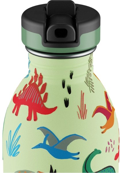 Kids Bottle Jurassic Friends Pipetli Paslanmaz Çelik Çocuk Su Matarası 500 ml fiyatları