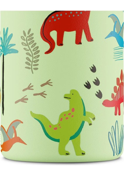 Kids Bottle Jurassic Friends Pipetli Paslanmaz Çelik Çocuk Su Matarası 500 ml indirimleri