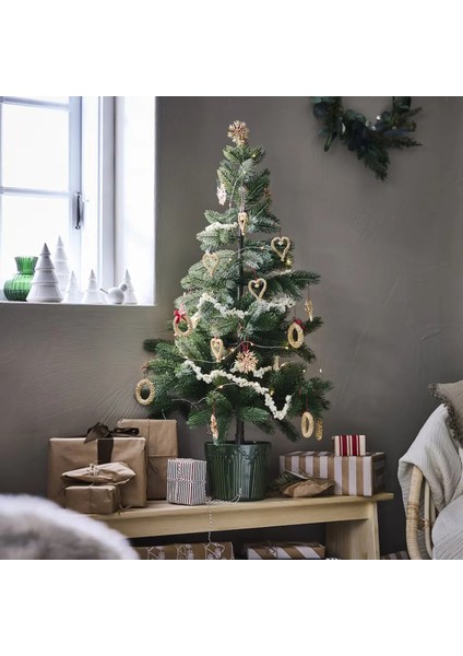 Vinterfint 95 cm Saksılı Yapay Çam Ağacı Yapay Bitki Çiçek