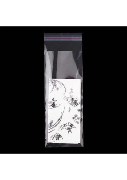 Şeffaf Bantlı Poşet (7X25) Opp 1000 Adet