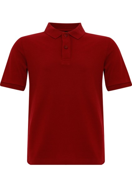 Ku Basıc 11KDS03 4pr Bordo Erkek Çocuk Kısa Kol T-Shirt