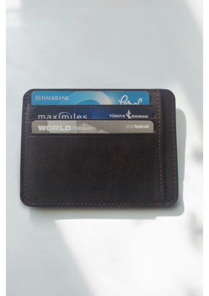 Hakiki Deri Slim Kartlık