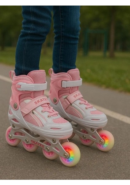 Ayarlanabilir-Işıklı-Tek Sıra ve Çift Sıra Kullanılabilen Paten